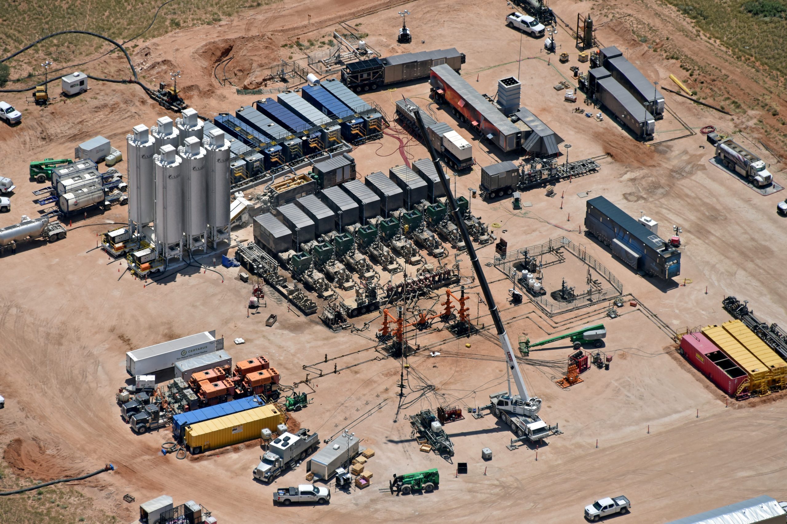 Active frac site